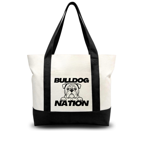 Bulldog Bag Canvas Tote Bag