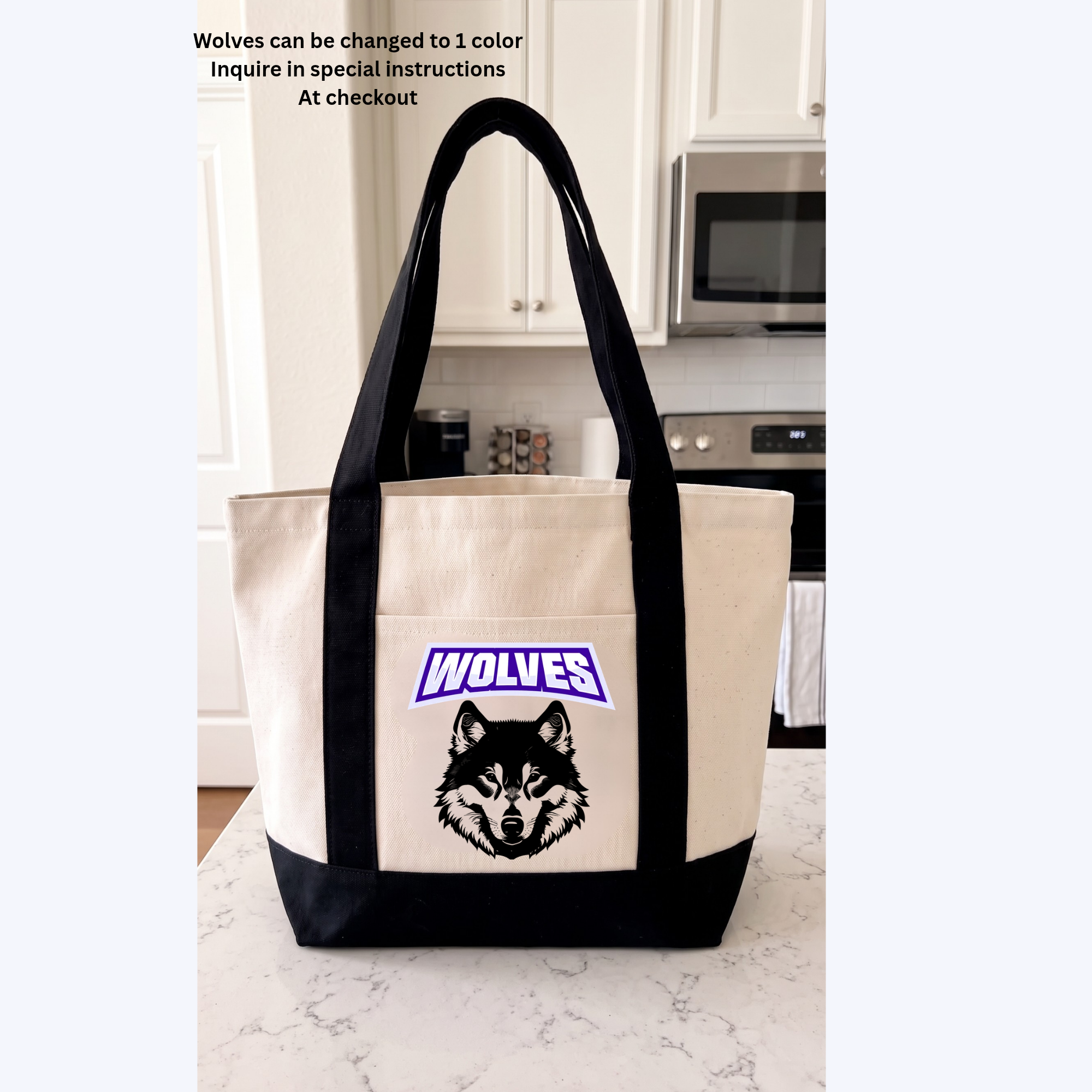 Wolves Canvas Bag